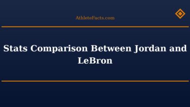 Stats Comparison Between Jordan and LeBron